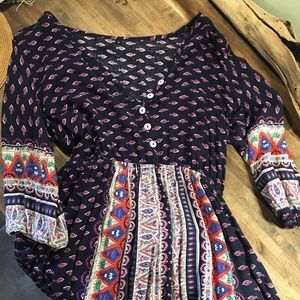 Patterned Long dress